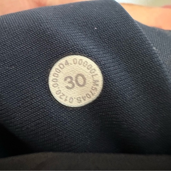Lululemon Men’s ABC Pant Slim *Warpstreme 32" size 30 True Navy pants M5704S - Picture 9 of 9